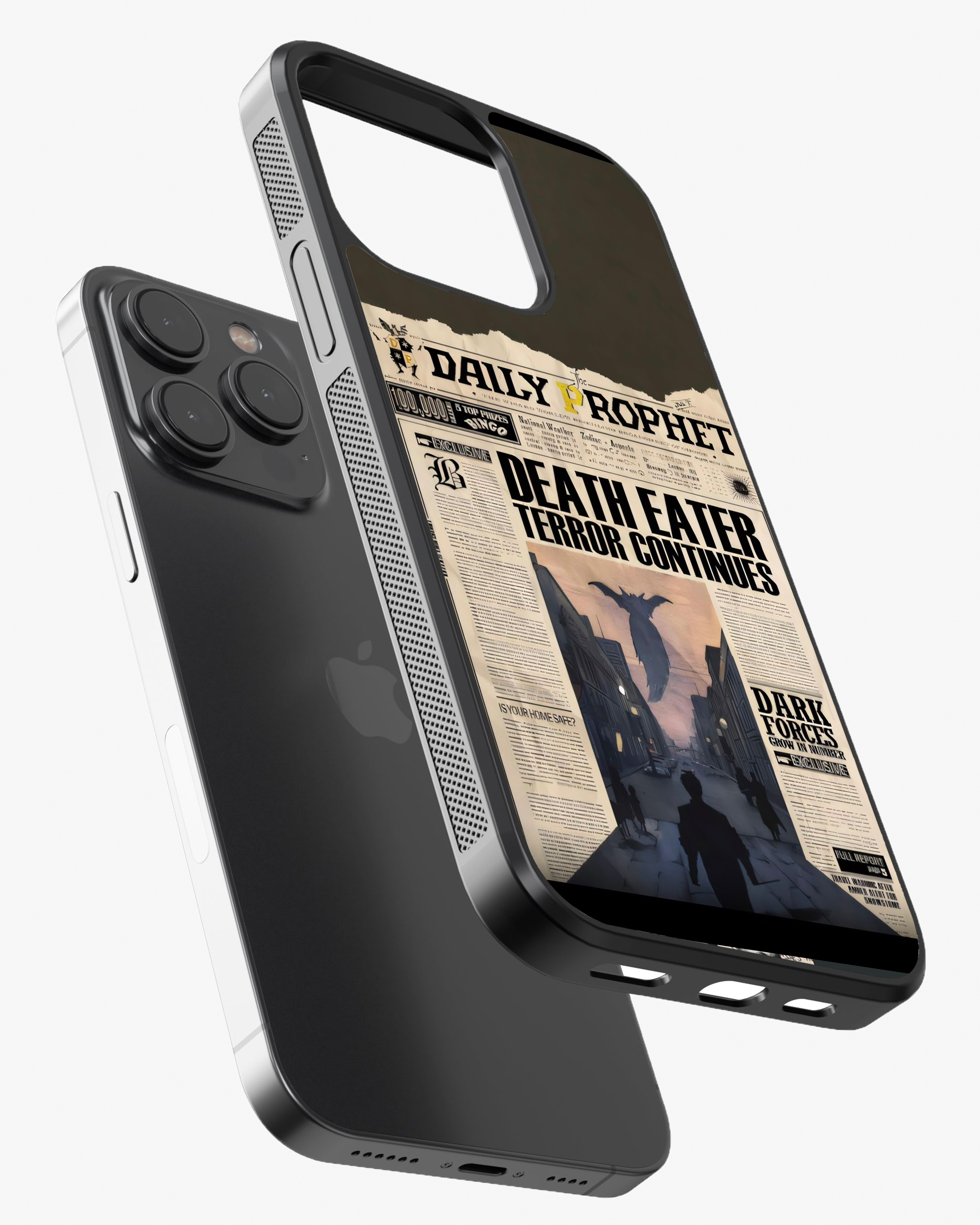 Dark Chronicle – Mystery Newspaper Phone Cover Glass Case