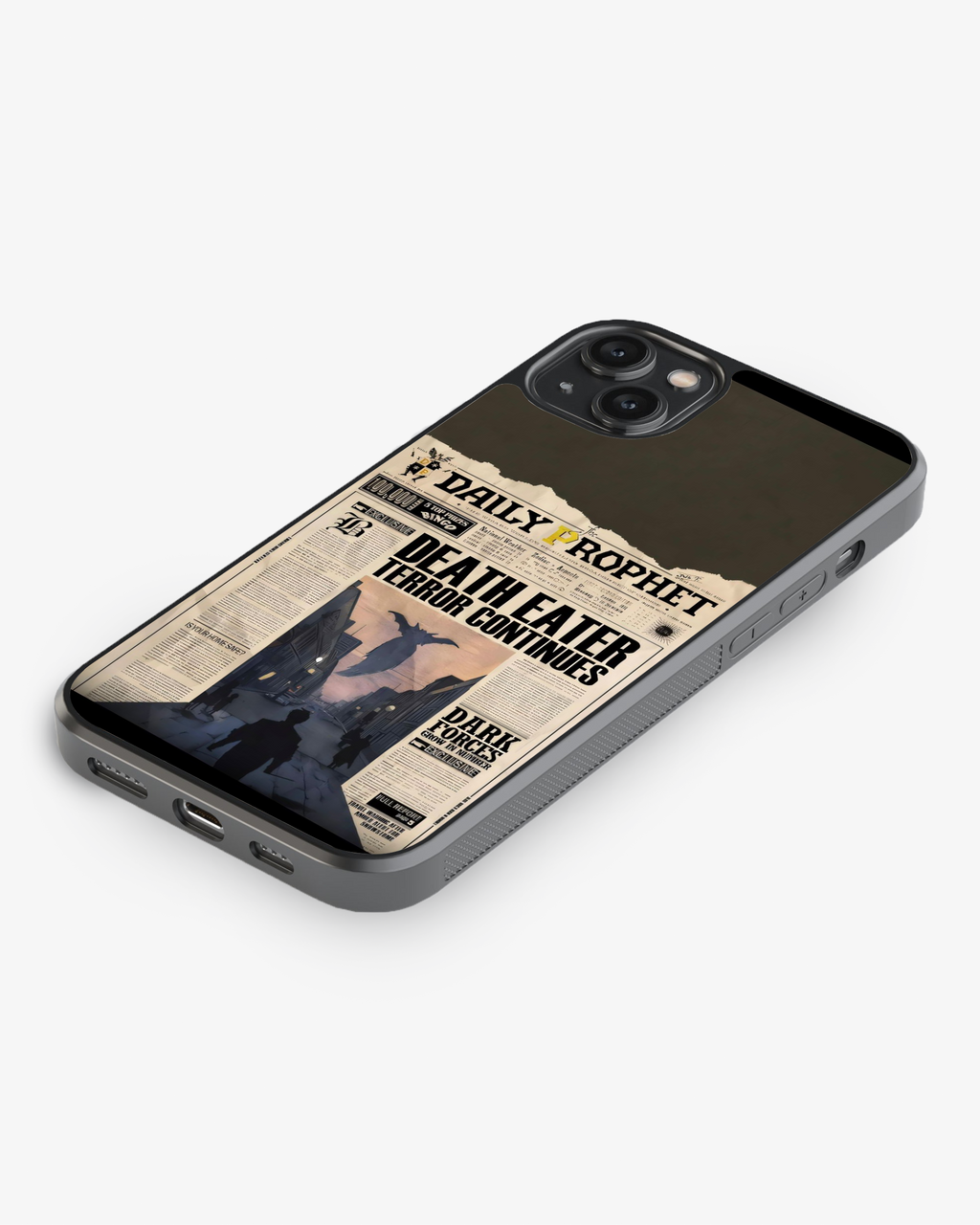 Dark Chronicle – Mystery Newspaper Phone Cover Glass Case