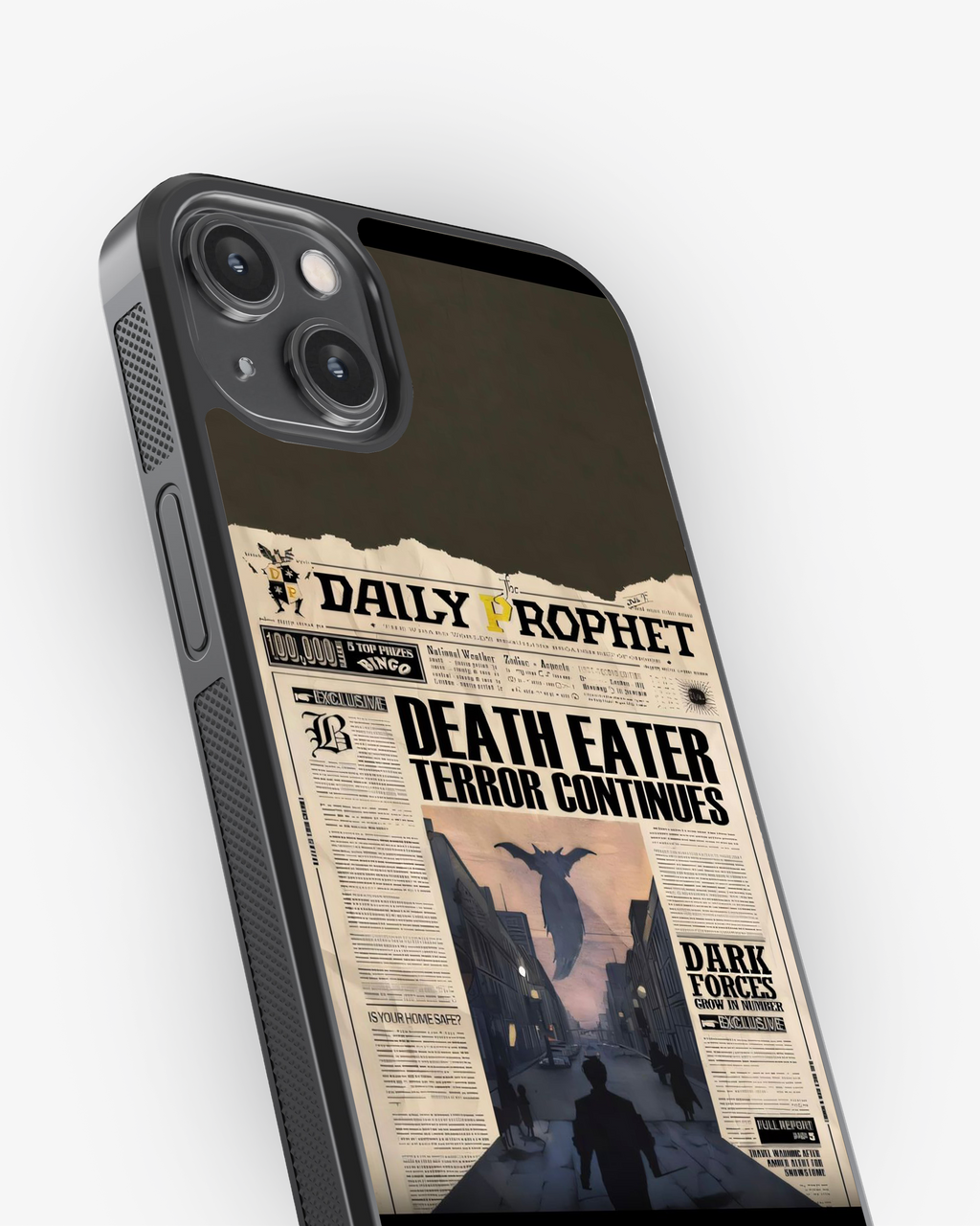 Dark Chronicle – Mystery Newspaper Phone Cover Glass Case