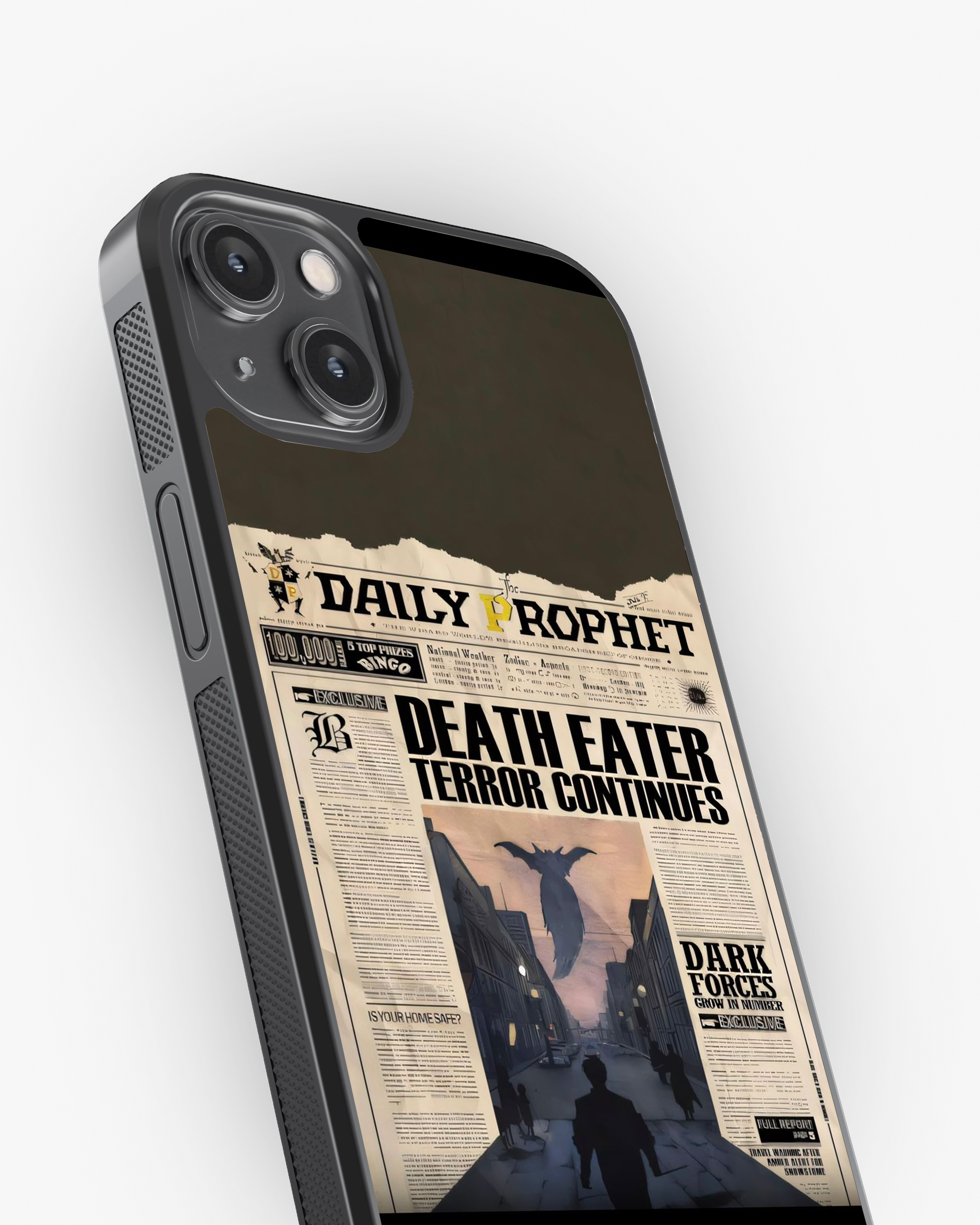 Dark Chronicle – Mystery Newspaper Phone Cover Glass Case