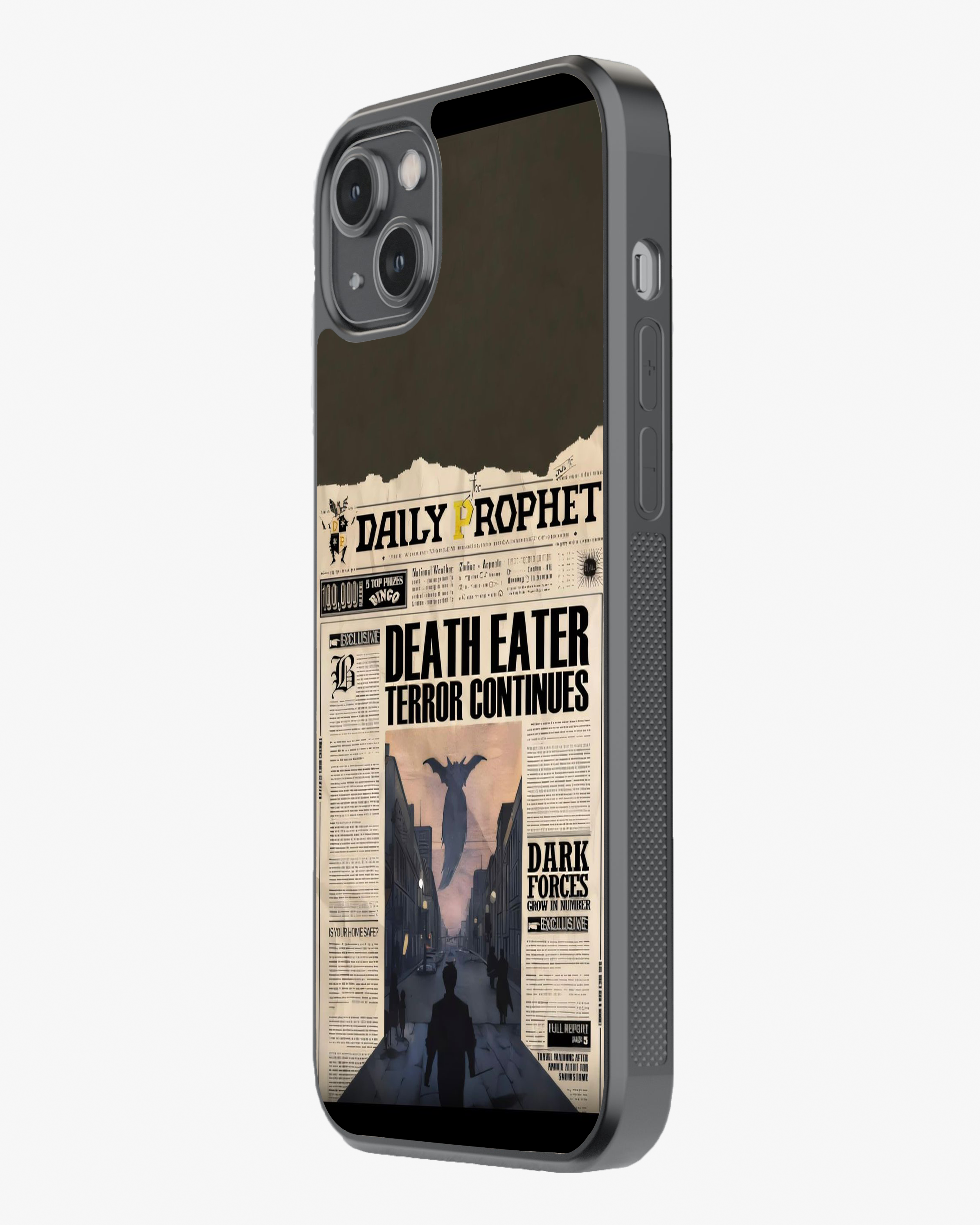Dark Chronicle – Mystery Newspaper Phone Cover Glass Case