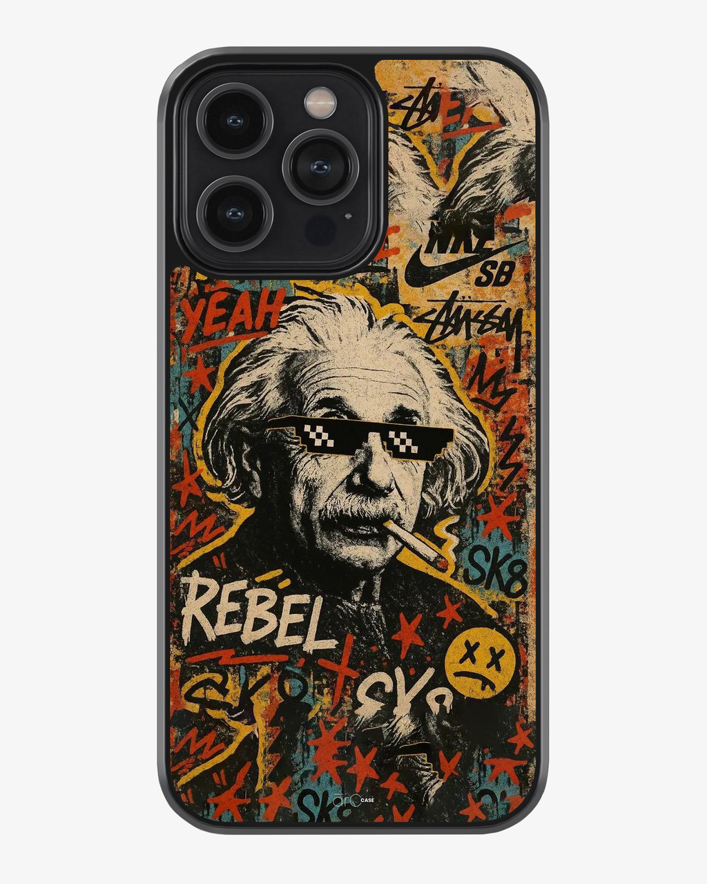 Rebel Genius – Graffiti Street Edition Phone Cover Glass Case