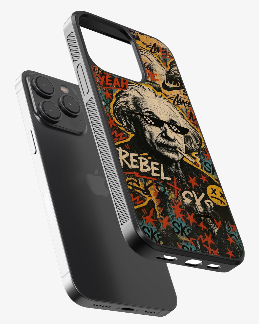 Rebel Genius – Graffiti Street Edition Phone Cover Glass Case