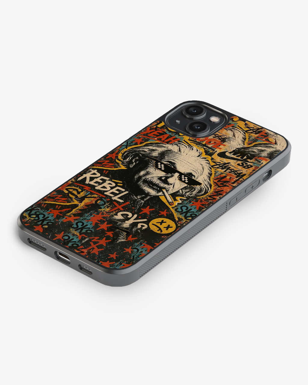 Rebel Genius – Graffiti Street Edition Phone Cover Glass Case