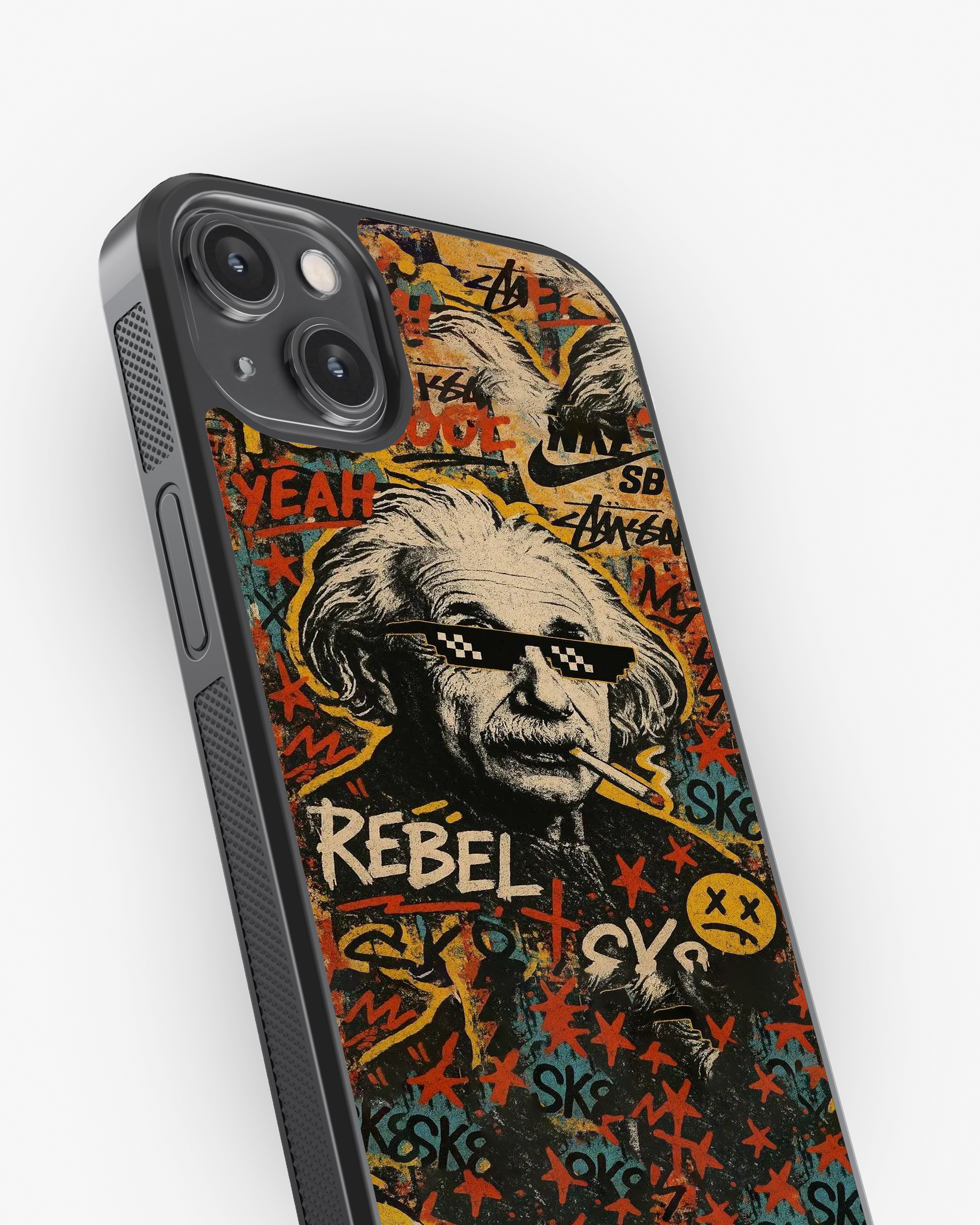 Rebel Genius – Graffiti Street Edition Phone Cover Glass Case
