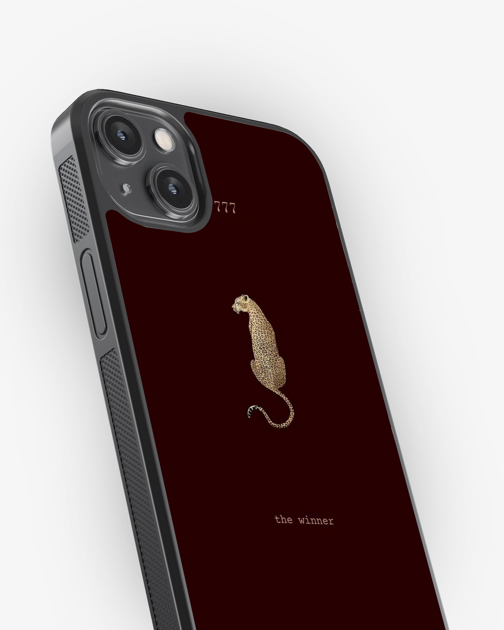 The Winner – Minimal Leopard Luxury Phone Cover Glass Case