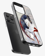 Royal Unity – Dual Horse Art Phone Cover Glass Case