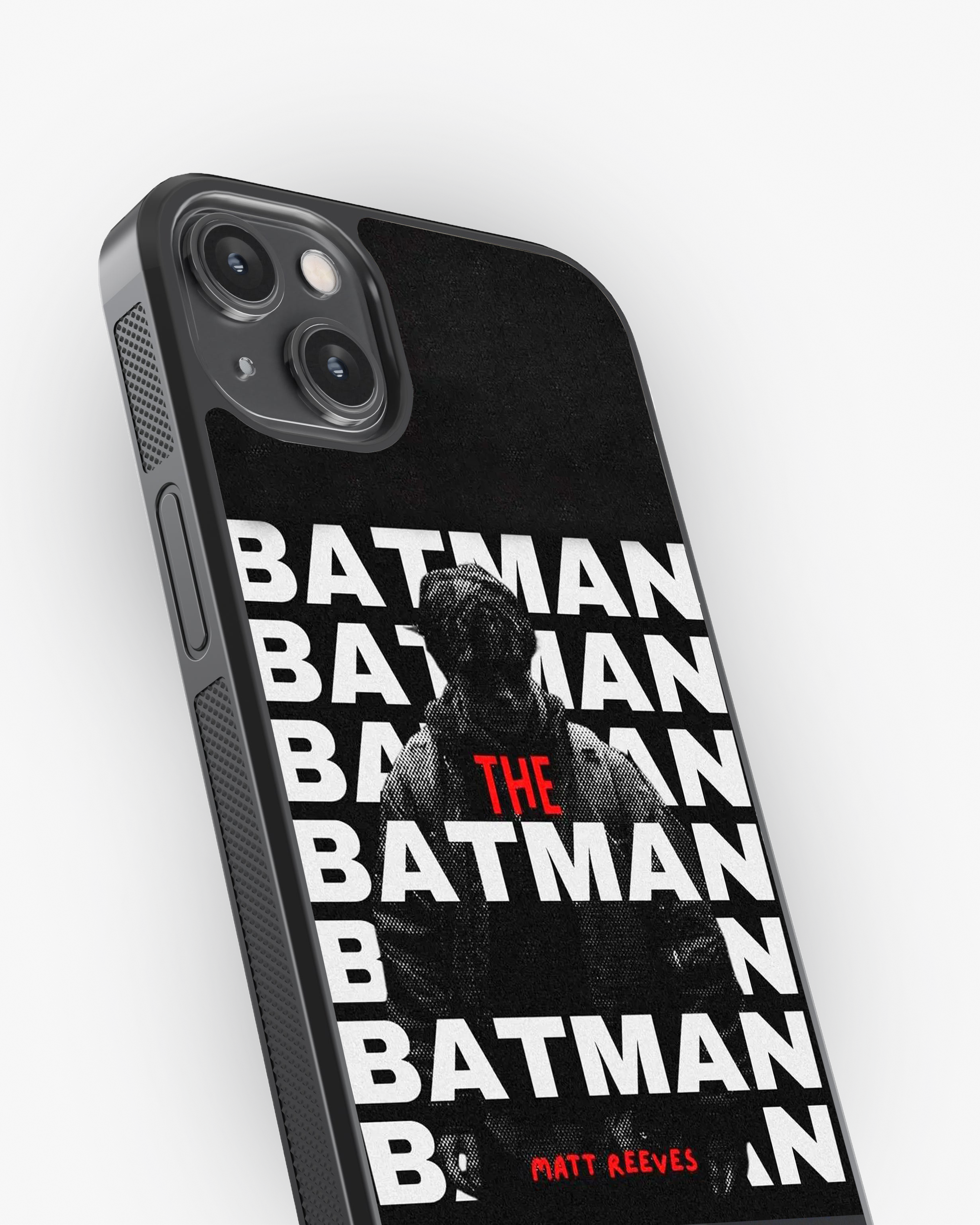 The Batman Typography Edition Phone Cover Glass Case