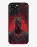 Black Panther Crimson Armor Edition Phone Cover Glass Case