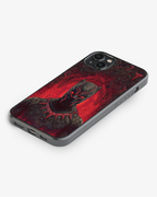 Black Panther Crimson Armor Edition Phone Cover Glass Case