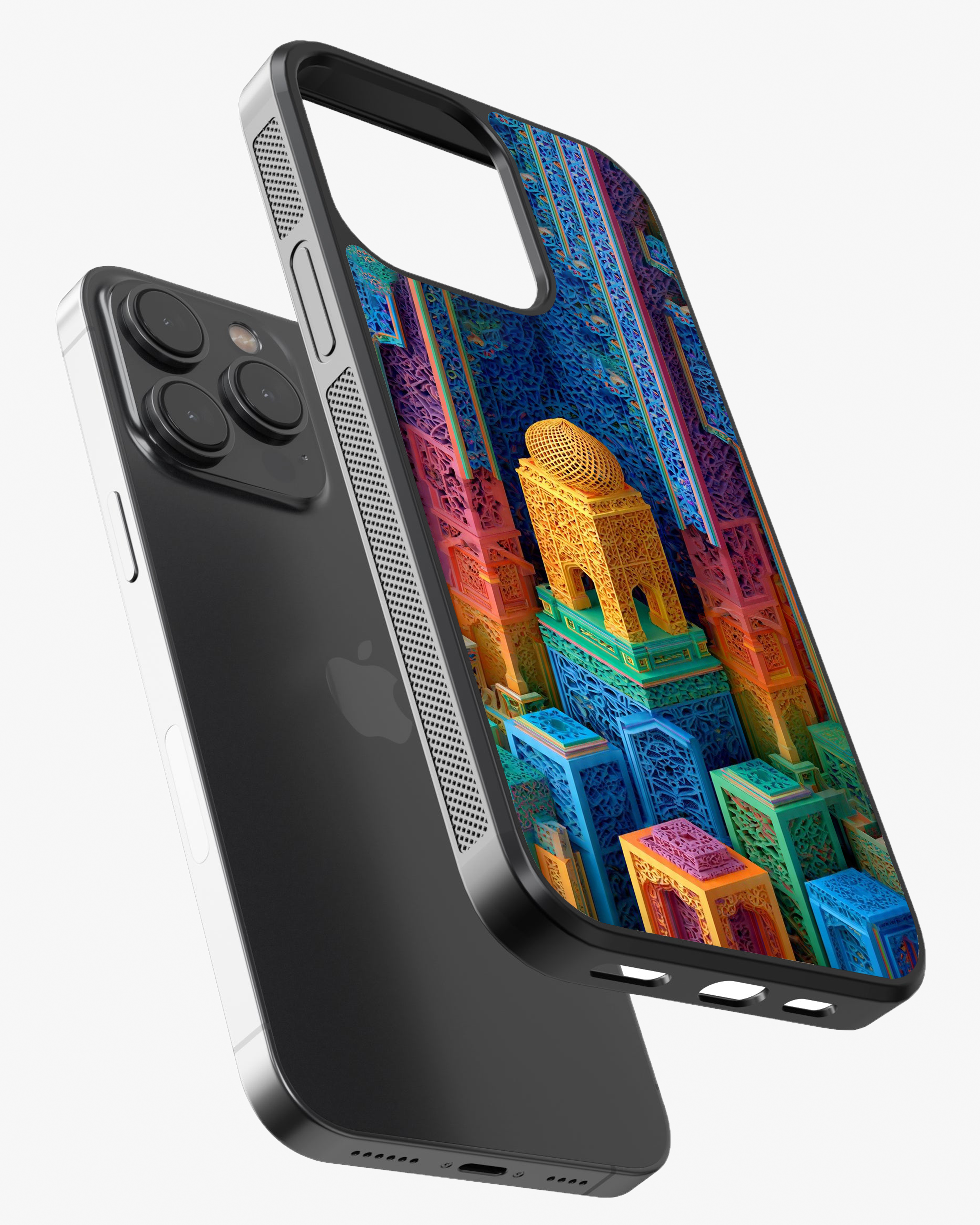 Celestial Craft Palace – Luxury Art Case Phone Cover Glass Case