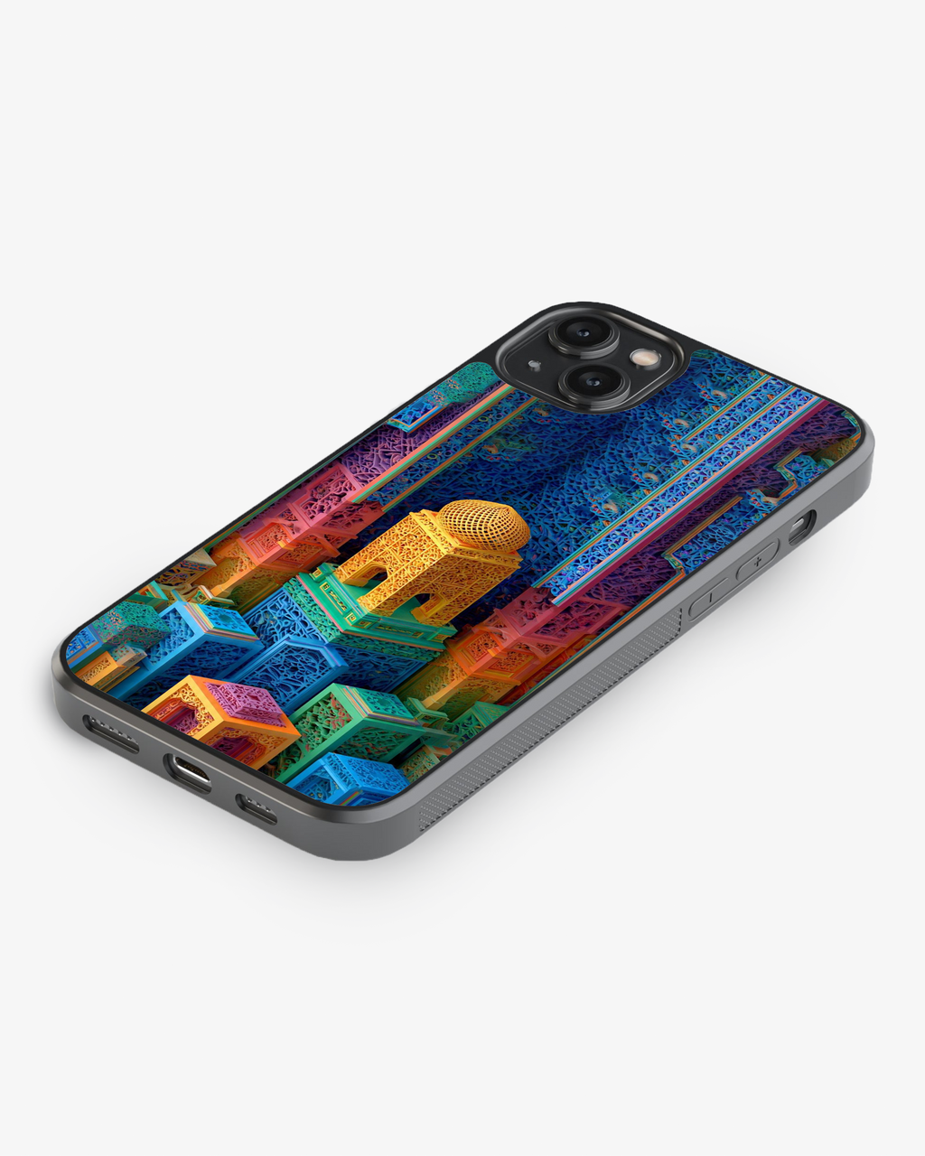 Celestial Craft Palace – Luxury Art Case Phone Cover Glass Case