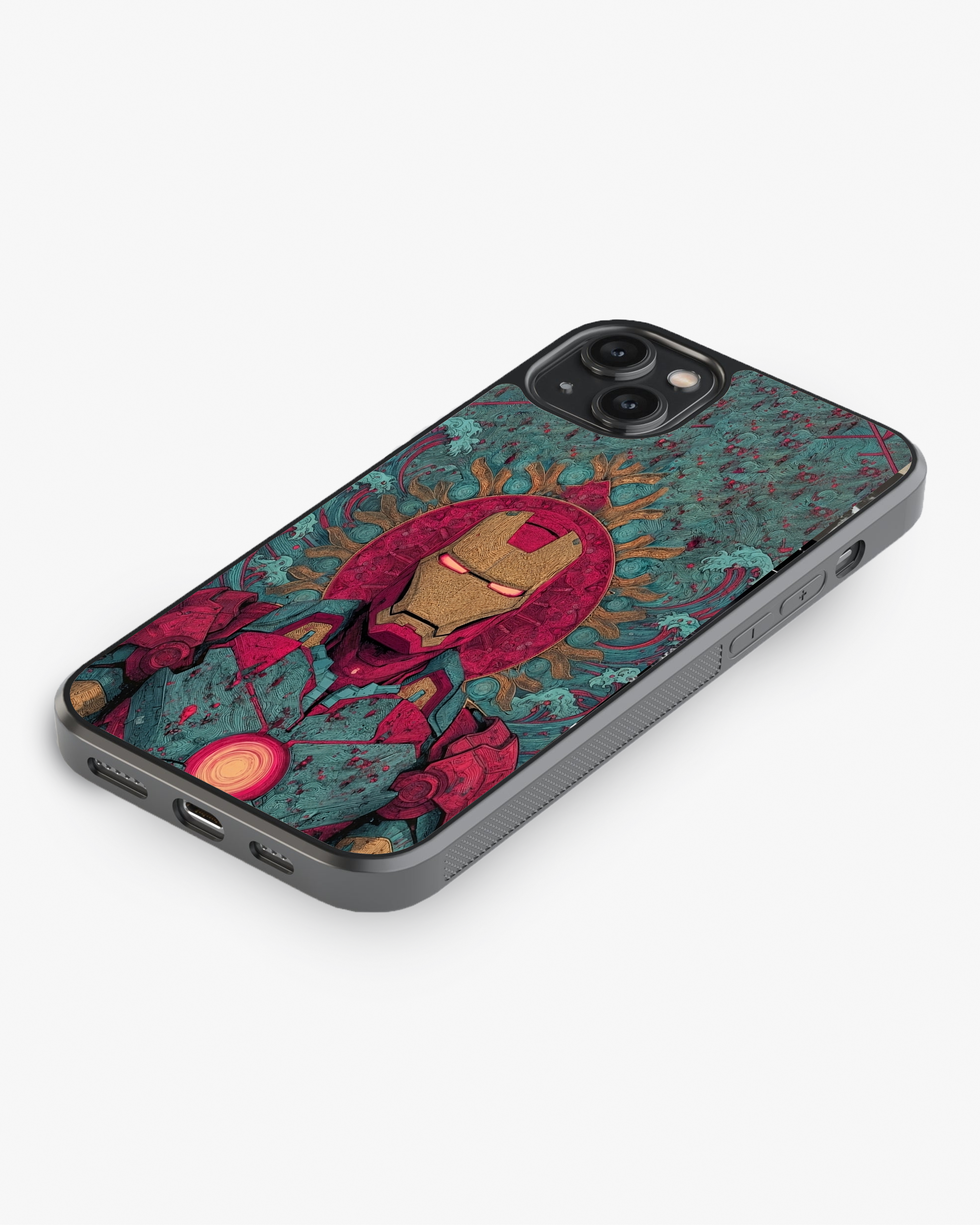 Advanced Tech Warrior Phone Cover Glass Case